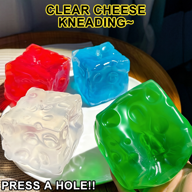 Crystal Growing Kit - Transparent Cheese Squishy Qinch Slow Rebound