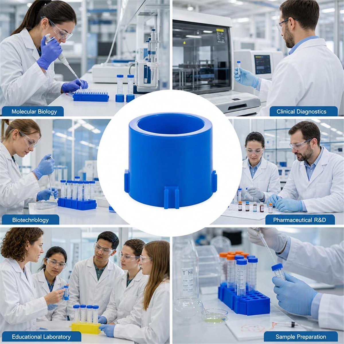 Hobby Science Lab - A1380K Centrifuge Tube Rack, Plastic Conical