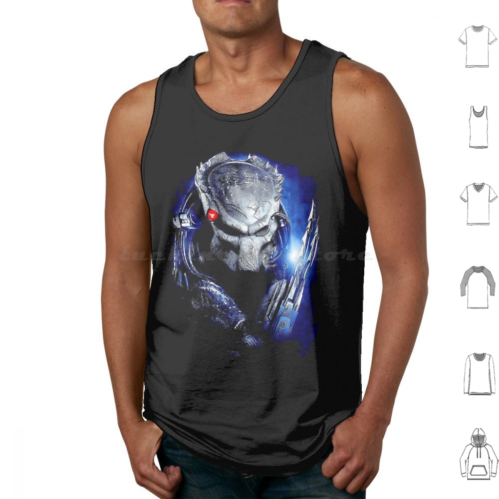 The-Blue Tank Tops Vest Sleeve - Science Hunter 评论和价格