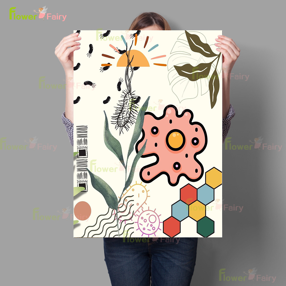 Cartoon Microbiology Watercolo - Science Nursery 评论和价格