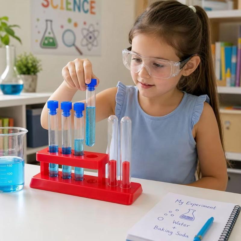 Plastic Test Tube Holder Rack  - Science Experiment 评论和价格